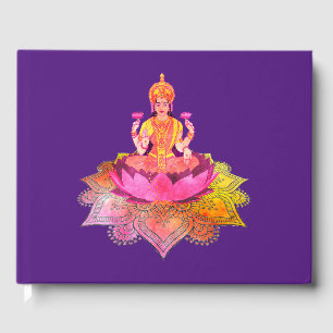 Livro De Visitas Feliz Diwali - Deepalavi Deusa Lakshmi 4
