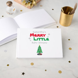 Livro De Visitas Feliz pequeno Chá de fraldas