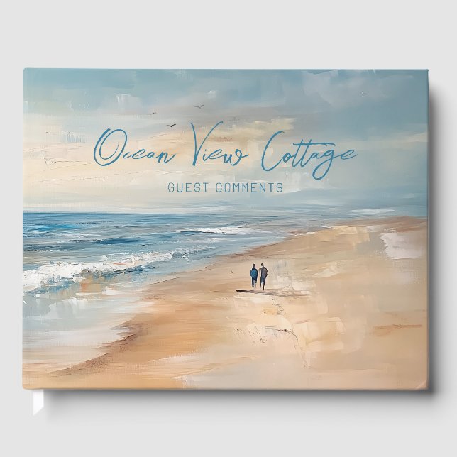 Livro De Visitas Férias do Oceano (Frente)