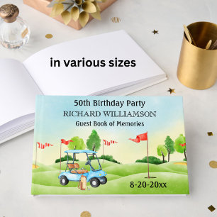 LIVRO DE VISITAS FESTA DE ANIVERSÁRIO DE 50 ANOS (QUALQUER ANO) PLA