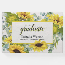 Livro De Visitas Festa de formatura de girassol