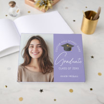 Festa de Formatura Lavanda Elegante com Foto Perso