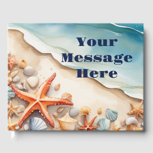 Livro De Visitas Festa de Praia de Seashore Bliss
