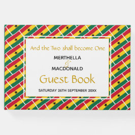 Livro De Visitas FLAG Christian Scripting Weding Ghanaian