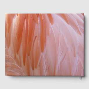 Livro De Visitas Flamingo Feather