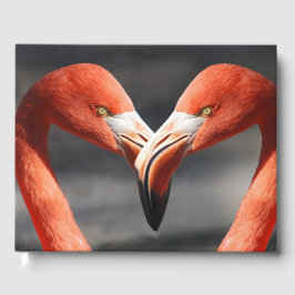 Livro De Visitas Flamingoes no Amor