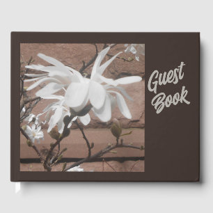 Livro De Visitas Flor branco