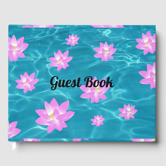 Livro De Visitas Flor de Lotus (Frente)