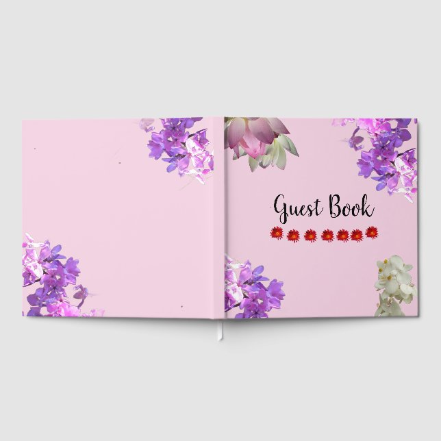 Livro de Visitas Flor de Rosa (Completo)