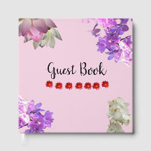 Livro de Visitas Flor de Rosa