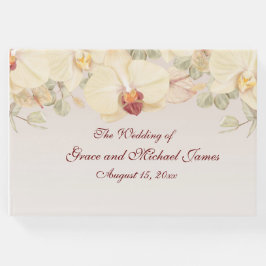 Livro De Visitas Flor Orquídeo Delicado