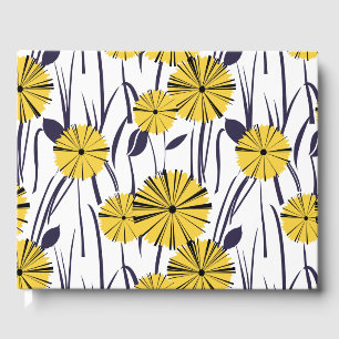 Livro De Visitas Flores amarelas