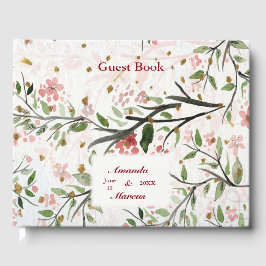 Livro De Visitas Flores de Cerejeira Japonesas