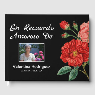 Livro De Visitas Flores memoráveis fúnebres espanholas do vermelh