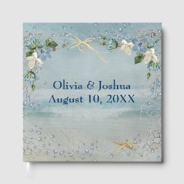 Livro De Visitas Flores Náuticas no Casamento na Rede