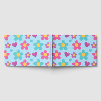 Livro De Visitas Flores Salpicadas de Estrelas