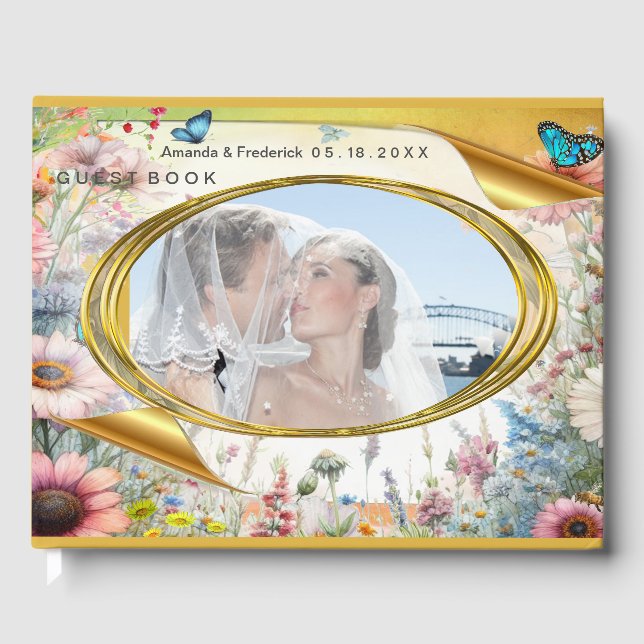 Livro De Visitas Florestas de primavera e Verão (Frente)