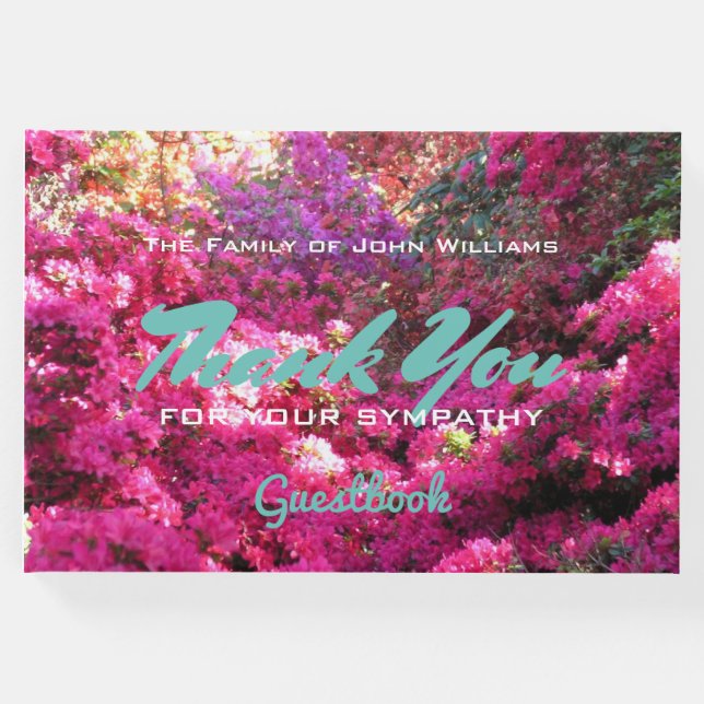 Livro De Visitas Folha Personalizada na Compaixão das Florestas Obr (Frente)