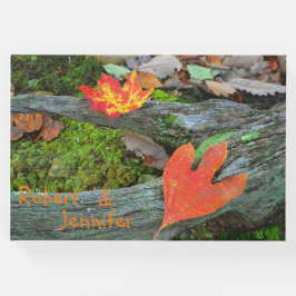 Livro De Visitas Folhas de outono