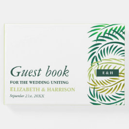 Livro De Visitas Folhas de Palma Tropicais, Casamento de Praia