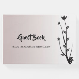 Livro De Visitas Folhas modernas elementares simples