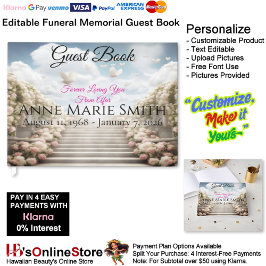 Livro De Visitas Forever Loving You From Afar Funeral Memorial