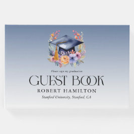 Livro De Visitas Formando Floral Convite à Festa de formatura do Ch