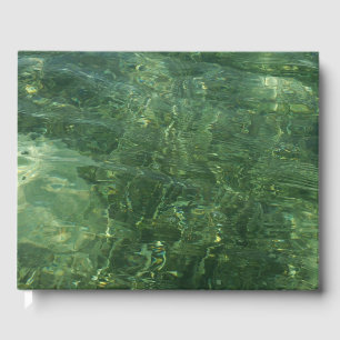 Livro De Visitas Foto: Água sobre a Grama II (Azul e Verde)