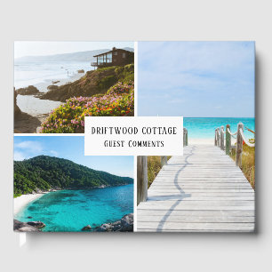 Livro De Visitas Foto Collage Beach House Férias Comentários