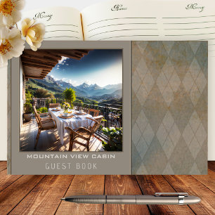 Livro De Visitas Foto de aluguel de cabina de montanha