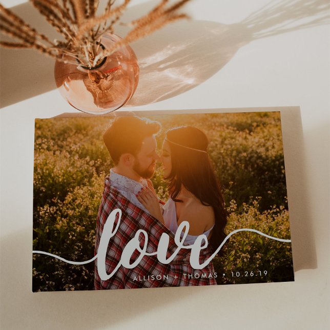 Livro De Visitas Foto de Casamento de Sobreposição de Script de Amo (Criador carregado)