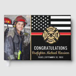 Livro De Visitas Foto de Graduação da Academia de Bombeiros