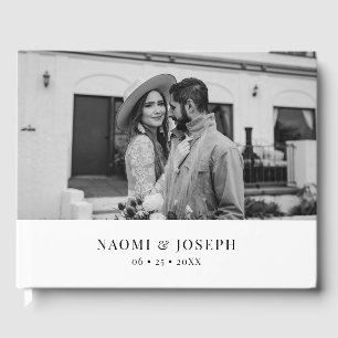 Livro De Visitas Foto de Guest do Casamento Moderno