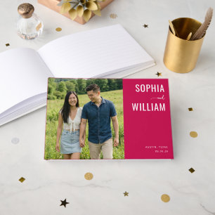 Livro De Visitas Foto externa alegre magenta
