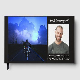 Livro de Visitas Foto Memorial de Motocicleta Pers