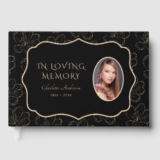 Livro De Visitas Foto Memorial Floral Funeral Ouro Preto