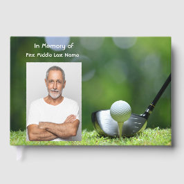 Livro De Visitas Foto Memorial Golfista Campo de Golfe Golfe