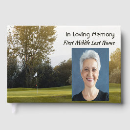 Livro De Visitas Foto Memorial Golfista Campo de Golfe Golfe