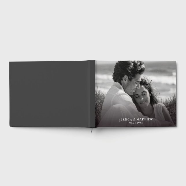 Livro De Visitas Foto Preto e Branco (Criador carregado)