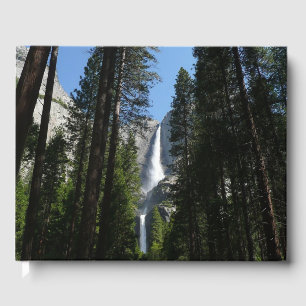 Livro De Visitas Fotografia de Yosemite Falls and Woods Landscape