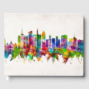 Livro De Visitas Frankfurt Alemanha Skyline
