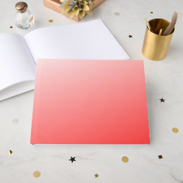 Livro De Visitas Fundo Abstrato Minimalista com Gradiente Rosa Verm