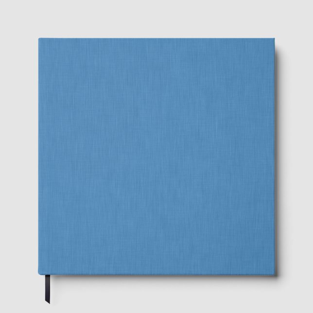 Livro De Visitas Fundo azul simples e calmo com textura (Frente)