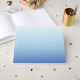 Livro De Visitas Fundo Gradiente Azul Mínimo
