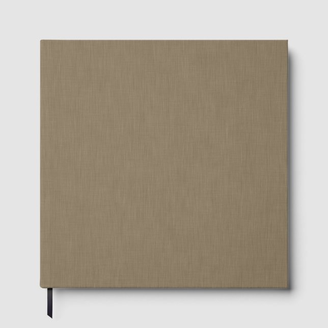 Livro De Visitas Fundo marrom calmo e simples com textura (Frente)
