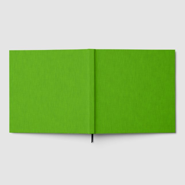 Livro De Visitas Fundo texturizado verde lima calmo e simples (Completo)
