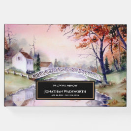 Livro De Visitas Funeral Arch Bridge New England Landscape