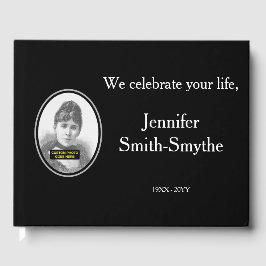 Livro De Visitas Funeral Básico e Simples/Guestbook Memorial