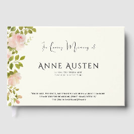 Livro De Visitas Funeral Guest Book