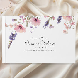 Livro De Visitas Funeral "In Loving Memory"